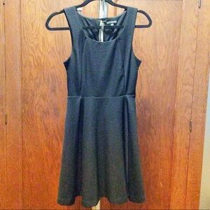 Express black fit and flare dress size xs